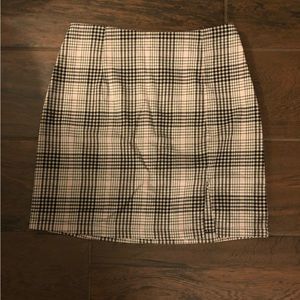 Plaid Mini Skirt